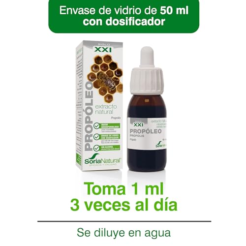 Soria Natural Própoleo Extracto Puro 100% Natural - Complemento Alimenticio con Propolis - Aumenta las Defensas y Regula Sistema Inmunológico, Antiséptico y Antiinflamatorio