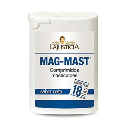 Ana Maria Lajusticia - Magnesio masticable – 36 comprimidos. Reduce la acidez estomacal de forma natural. Apto para veganos. Envase para 18 días de tratamiento