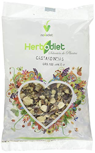 Novadiet CASTAÑO DE Indias Bolsa 100 Gramos, Negro, Estandar