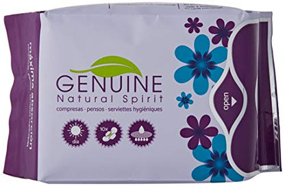 Genuine Compresa De Noche 10Ud. 200 g