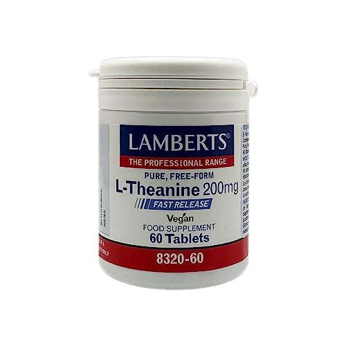 Lamberts L-Teanina 200mg Vegan - 60 Tabletas