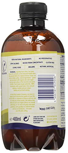 Captain Kombucha Bebida de Piña, 430 ml, Pack de 1