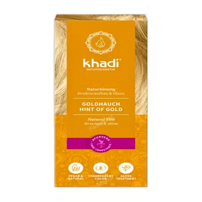 Tinte khadi rubio toque dorado 100gr