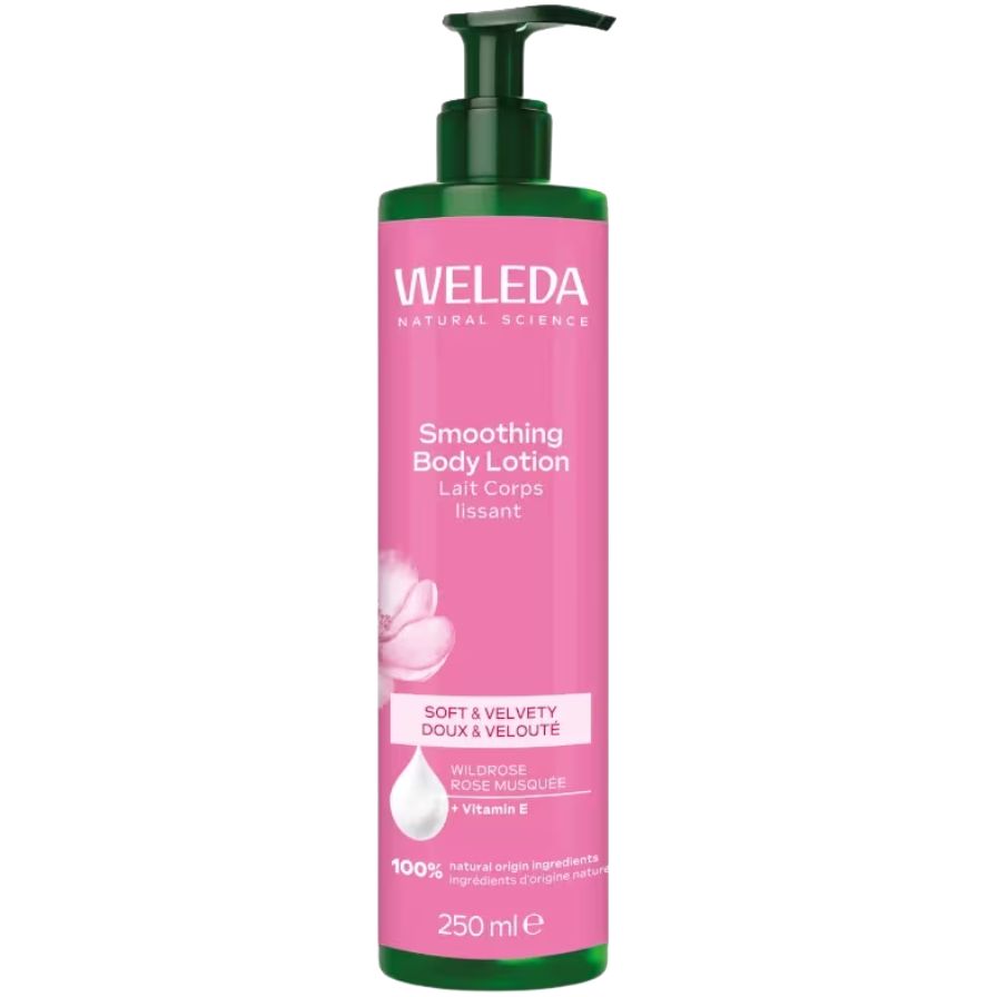 WELEDA Hagebutten Glättende Körpermilch, 200 ml