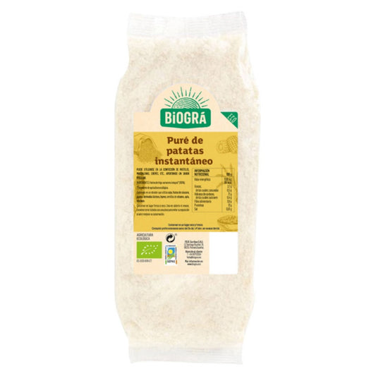 Pure de Patatas Instantaneo Bio 250g Biogra