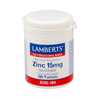 Zinc 15Mg 180comp Lamberts