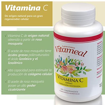 Vitameal Vitamina C 1000Mg. Liberacion Sostenida 100Comp. 100 g