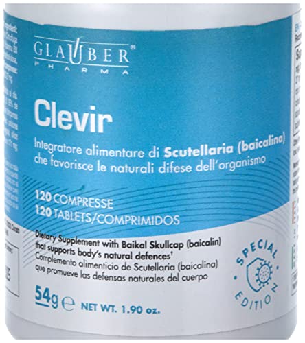 GLAUBER PHARMA CLEVIR 120comp, Negro, Estándar