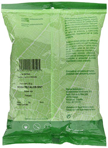 Raab Vitalfood Rosa Petalos Enteros Bolsa 50Gr. 50 g