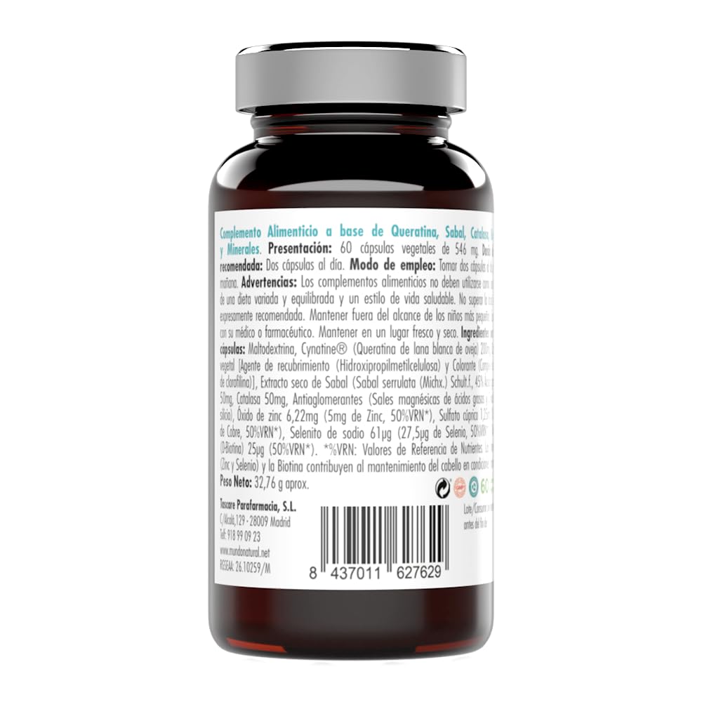 Enervital Capilar 60 cápsulas. Mundonatural