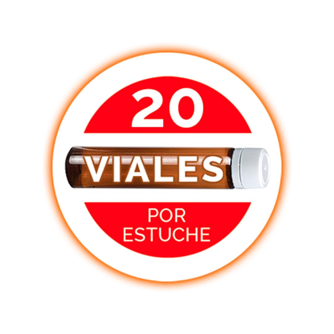 Novadiet - RESPIRIT Viales con Hiedra, Eucalipto, Savia de Pino, Equinácea, Jalea Real, Propóleo, Vitamina C y Minerales - Apoyo Respiratorio y Refuerzo Inmunológico - 20 Viales de 10 ml