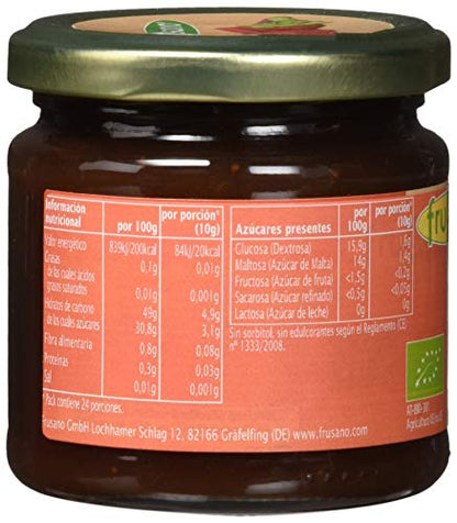 FRUSANO Mermelada DE Fresa con RUIBARBO, No aplicable