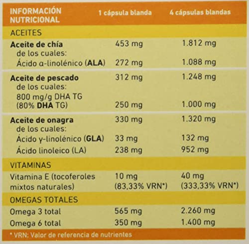 Omega Base LCN Complemento alimenticio, 169.2 g