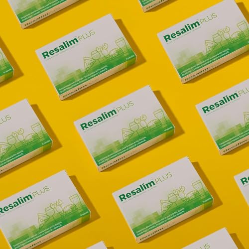Resalim PLUS - Complemento Alimenticio para Ayudar a Metabolizar Bebidas y Alimentos, Ayuda a disminuir el cansancio y la fatiga - 10 Comprimidos