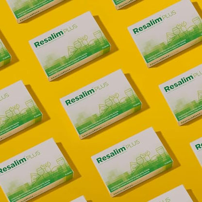Resalim PLUS - Complemento Alimenticio para Ayudar a Metabolizar Bebidas y Alimentos, Ayuda a disminuir el cansancio y la fatiga - 10 Comprimidos