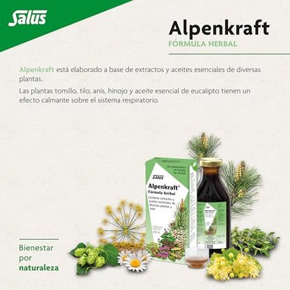 Alpenkraft Jarabe Herbal  250 ml   Defensas y Vías respiratorias