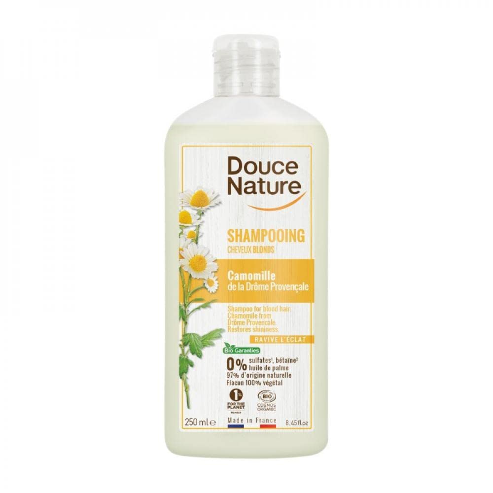 Douce Nature CHAMPU MANZANILLA Cabello Claro 250ml, Estándar, Único