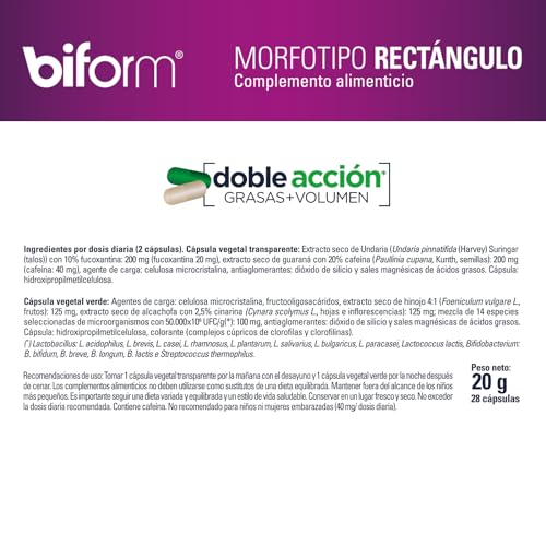 Biform Morfotipo Rectángulo - 28 Cápsulas