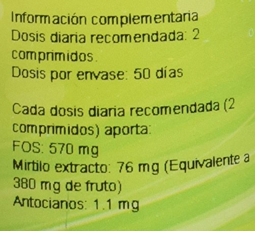 Ghf Mirtilo, 100 comprimidos de 500 mg