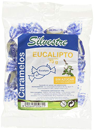 Silvestre Eucalipto Caramelos S/A 70 Grs Silvestre 300 g
