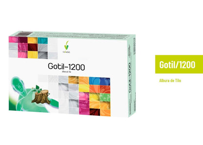 Novadiet - GOTIL 1200 Ampollas con Albura de Tilo - Para Alivio del Dolor de Cabeza - Equilibrio de Ácido Úrico y Bienestar Digestivo - Favorece la Depuración del Organismo - 20 Ampollas de 10 ml