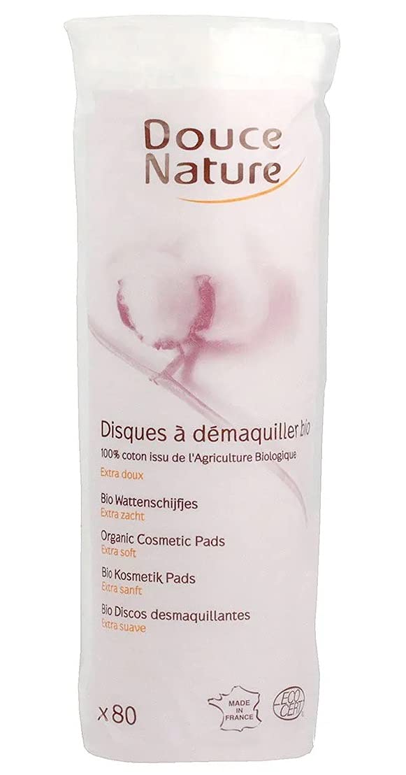 DOUCE NATURE Discos DESMAQUILLANTES EXTRASUAVES 80ud, Beige, x80