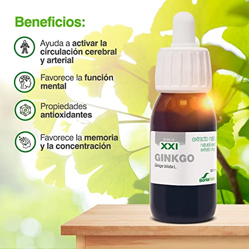 Soria Natural - EXTRACTO DE GINKGO BILOBA S. XXI - 50 ml – Antioxidante