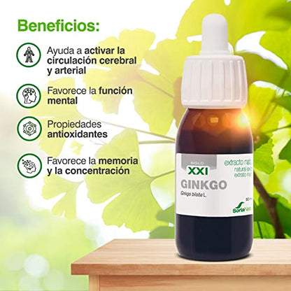 Soria Natural - EXTRACTO DE GINKGO BILOBA S. XXI - 50 ml – Antioxidante