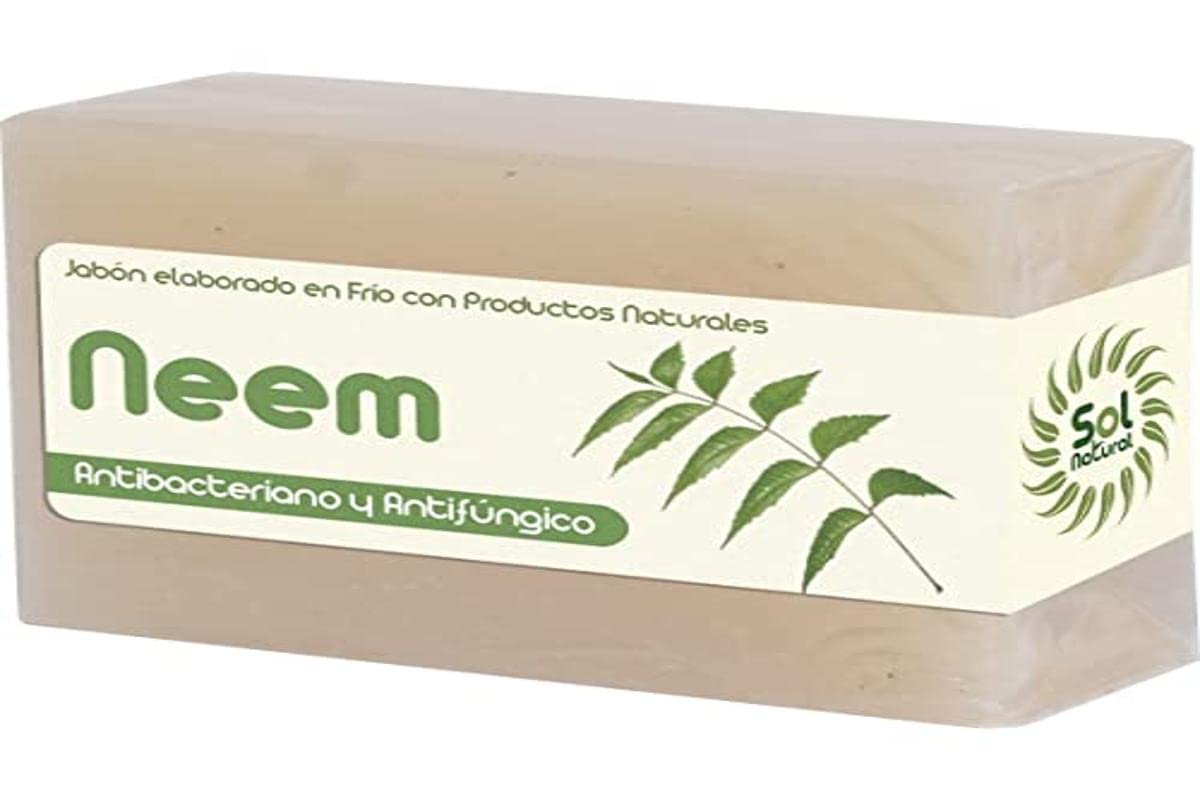 SOLNATURAL JABON DE NEEM 100 g, Estándar, Único