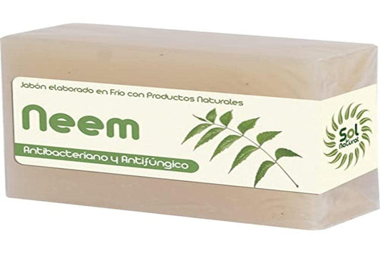 SOLNATURAL JABON DE NEEM 100 g, Estándar, Único