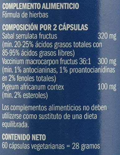 Bonusan Sabal Pygeum Cramberry - 60 capsulas