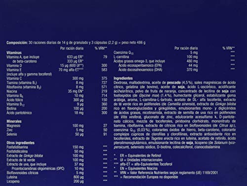 ORTHOMOL Mental 30sbrs+Caps, Negro, Estandar