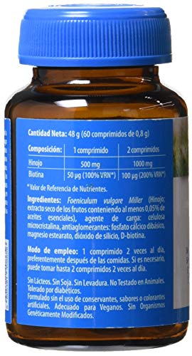 Hinojo 500 Mg 60 Comp, 1