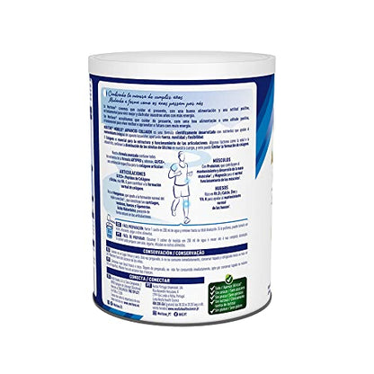 Meritene | Mobilis Advanced Collagen | Suplemento Nutricional | Para el Cuidado de Articulaciones Músculos y Huesos | Colágeno y Vitaminas | Formato en Polvo | Sabor Limón | 24 Raciones | 400 gr