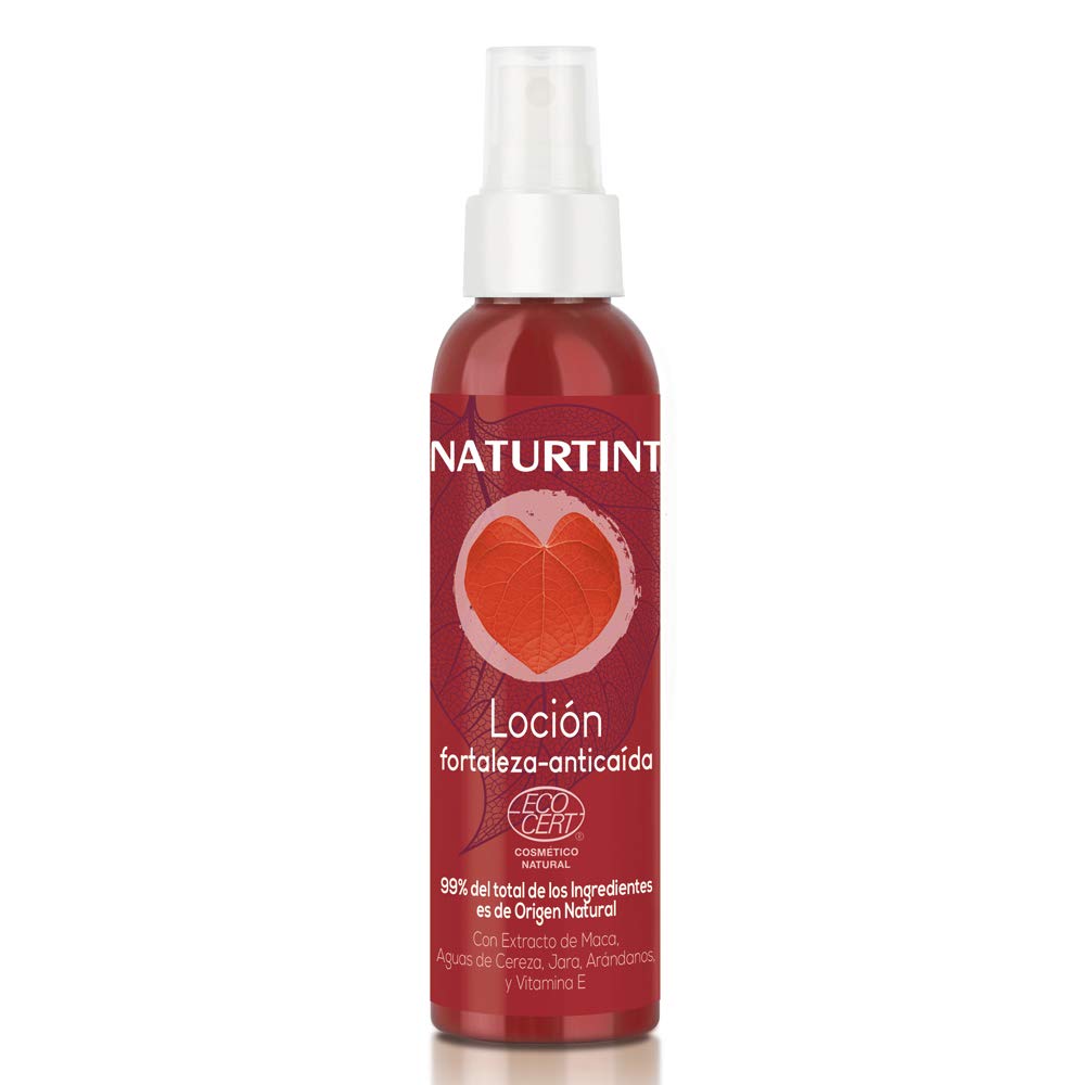 Naturtint Loción Fortaleza Anticaída, Estimula el crecimiento del Cabello, Protección y Calmante, Tratamiento Anti-Caída, Tónico Capilar Natural, 99% Ingredientes Naturales, ECOCERT, 125 ml