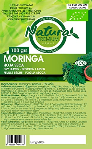 Moringa Hoja Seca 100 gr Endulzado