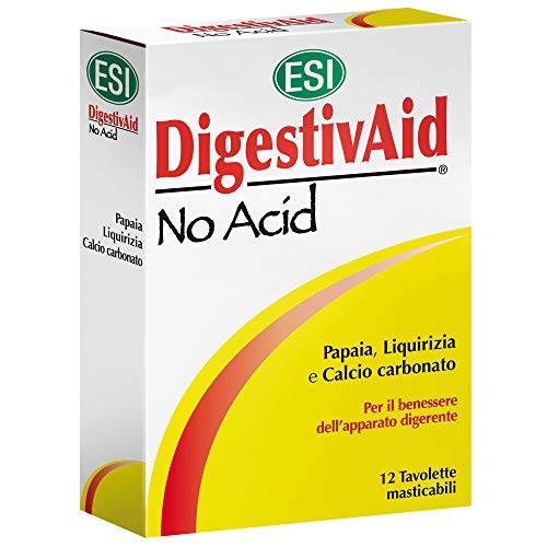 ESI DigestivAid No Acid Complemento Alimenticio - 12 Tabletas
