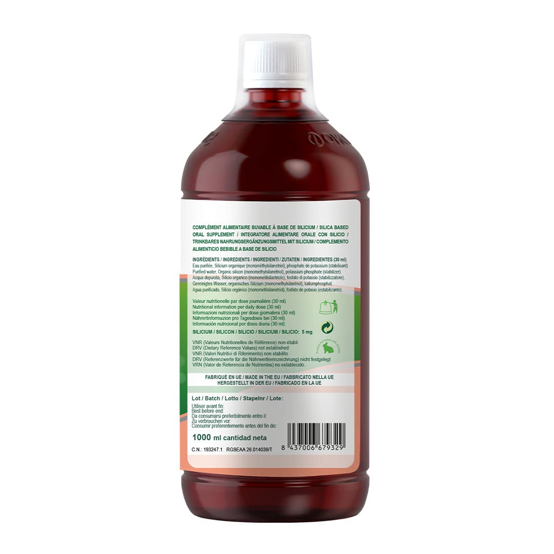 SILICIUM G5 ORIGINAL| Silicio Liquido bebible | Aumenta la Producción de Colágeno | Suplemento ideal para Piel, Pelo y Uñas, Músculos, Huesos y Articulaciones