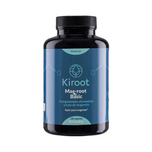 Kiroot Mag-Root Basic 120 Cápsulas - Complemento Alimenticio para Huesos y Músculos | Beneﬁcios para la Salud Ósea y Muscular en una Sola Cápsula | Apto para Veganos