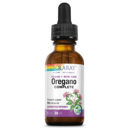 Solaray Oregano Liquido 30 ml, Apto para Veganos