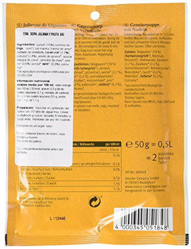 Natur Compagnie Sopa Juliana de Letras Bio - 50 gr