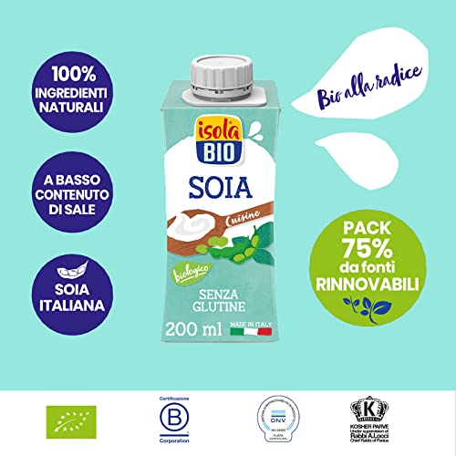 ISOLA BIO Crema Para Cocinar De Soja Bio 200 ml