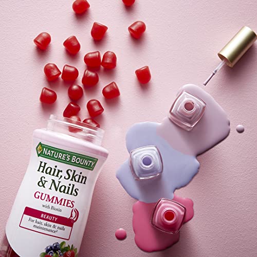 Nature's Bounty Complemento alimenticio para el Pelo, Piel y Uñas Gummies - 60 Unidades