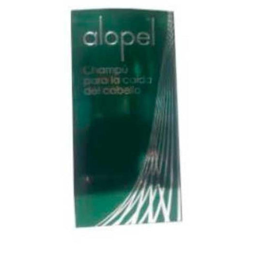 El champu Alopel, 5.1 fl oz, ayuda a detener la caida del cabello, estimula el crecimiento de nuevos cabellos