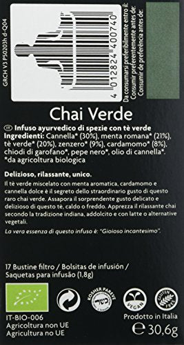 Yogi Tea Infusión de Hierbas Chai Verde - 17 bolsitas