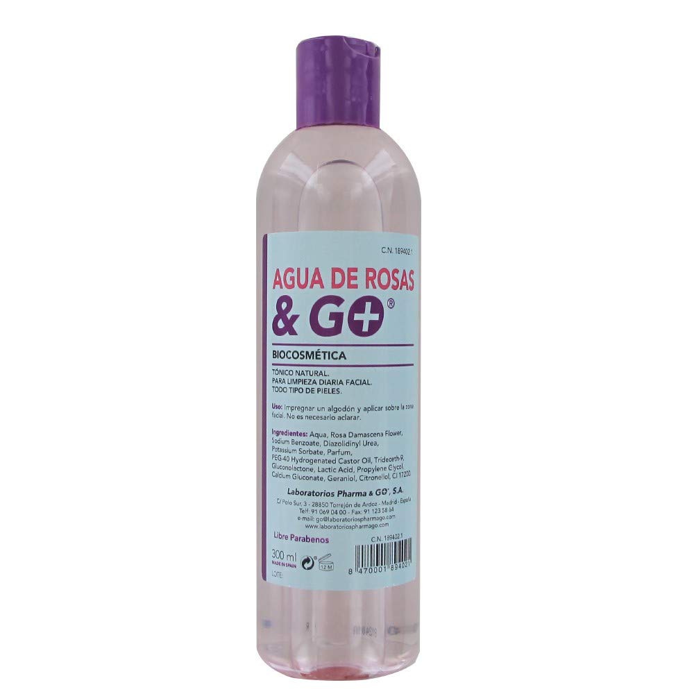 AGUA DE ROSAS & GO 750 ML