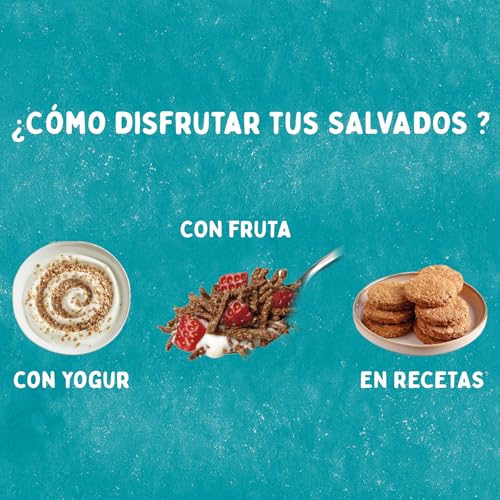 El Granero Integral - Salvado Completo - 500 g - Alto Contenido en Fibras y Proteínas - Regula el Tránsito Intestinal - Efecto Saciante - Ideal para Bebidas y Yogures - Apto para Veganos