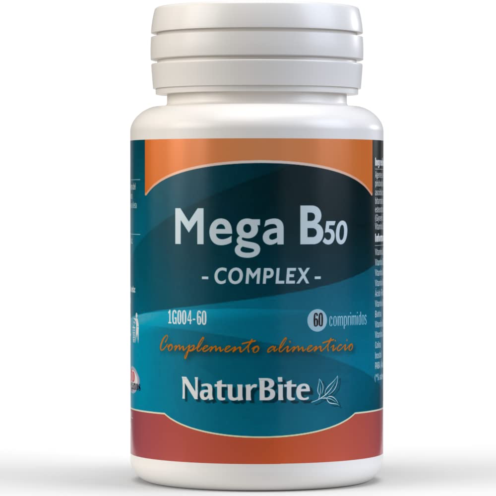 NaturBite Mega B50 Complex - 60 Tabletas