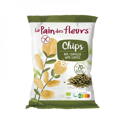 LE PAIN DE FLEURS Chips LENTEJAS 50 g, Estándar, Único