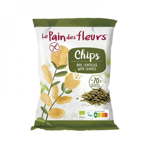 LE PAIN DE FLEURS Chips LENTEJAS 50 g, Estándar, Único
